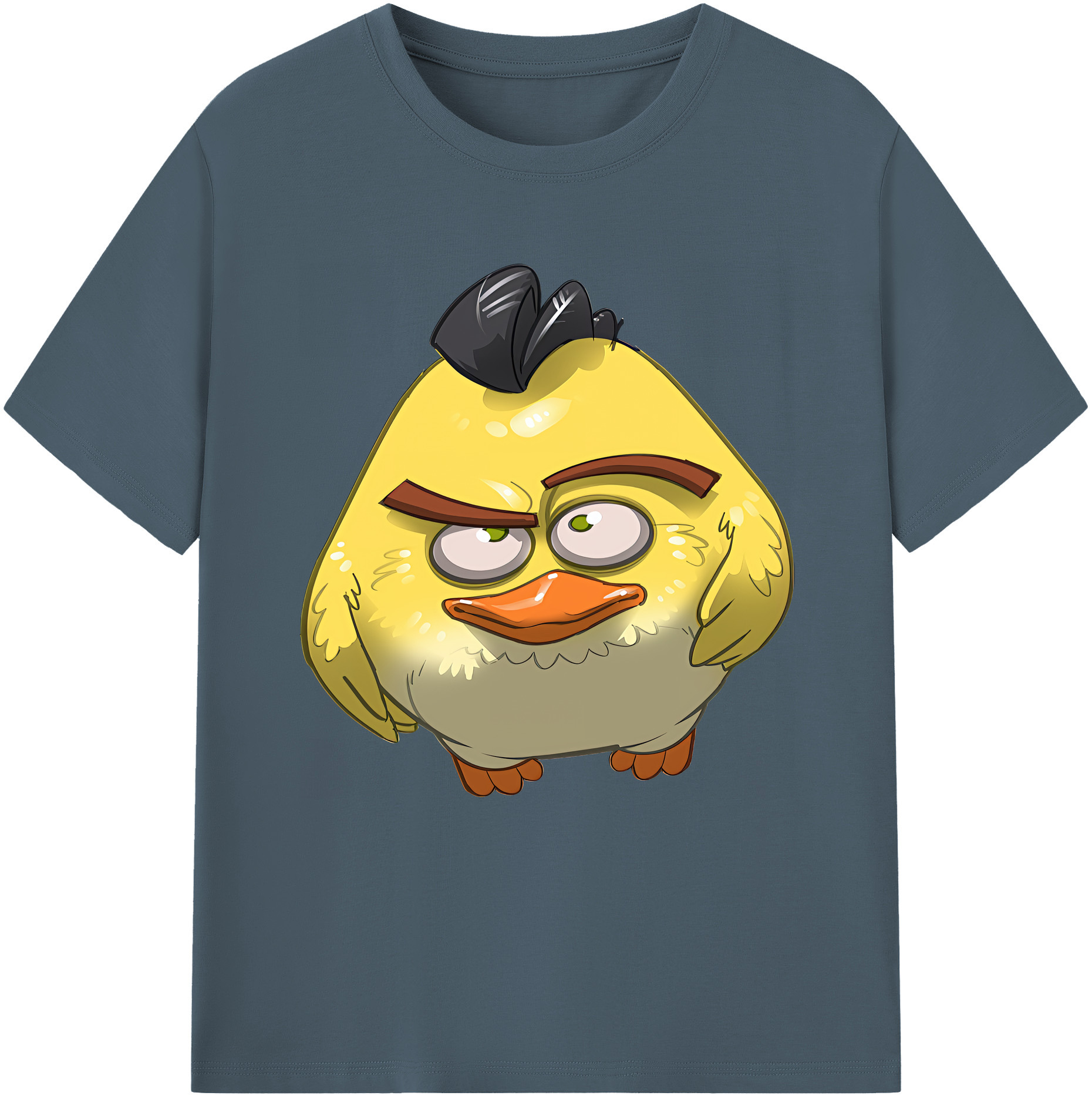 （画像用） Angry Birds アングリーバード 綿100％半袖Tシャツ（フロントプリント）